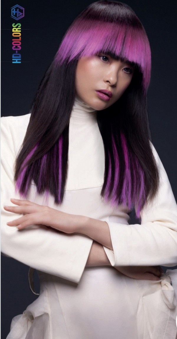 HD COLORS ΗΜΙΜΟΝΙΜΗ ΒΑΦΗ PURPLE